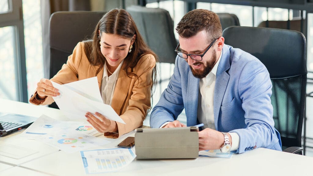 team collaboration in financial consultancy firm UK